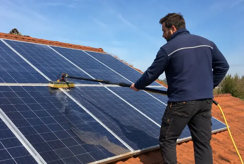 Nettoyage et entretien de panneaux solaires à Vezin-le-Coquet